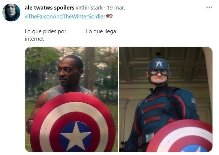 Tuit de reacción al nuevo Capitán América de Marvel