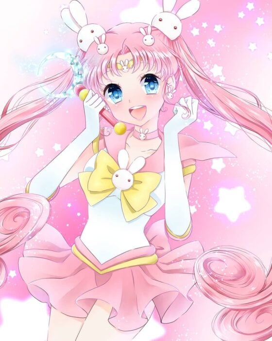 Sailor Kousagi en el anime de Sailor Moon