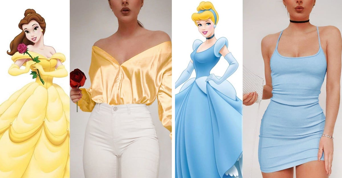 Vestidos sensuales en princesas de Disney