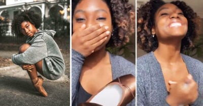 Bailarina recibe primer par de zapatillas de su tono de piel