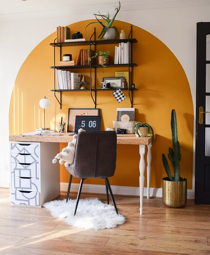 Escritorio En L Color Blanco Home Office Moderno Elegante Casa Y
