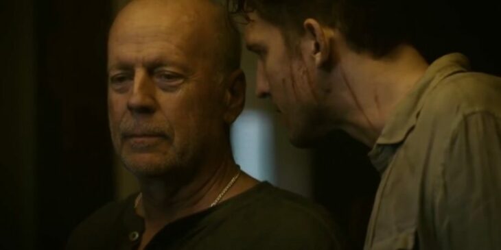 Bruce Willis en una escena de la película Sobrevive esta noche, Breach