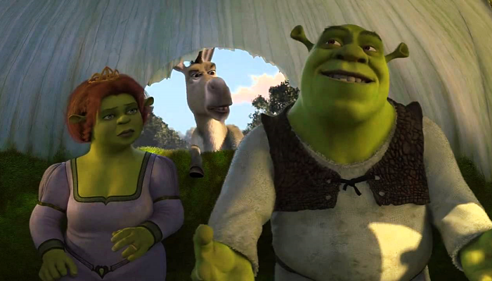 escena de la película Shrek 2