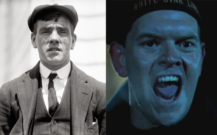 Frederick Fleet vs el actor que lo interpretó en la película Titanic 