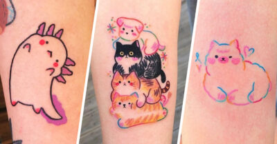 16 Tatuajes con diseño kawaii que te derretirán de ternura