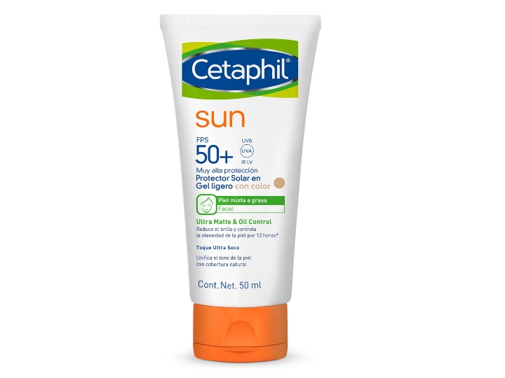 Cetaphil Sun Ultra Matte & Oil Control con color; 5 Protectores solares con color para proteger tu piel