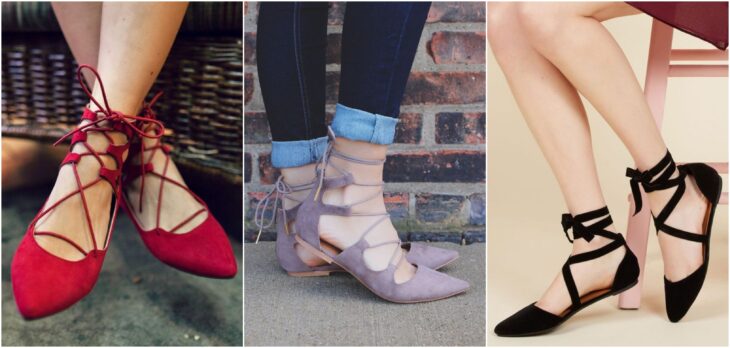 zapatos lace-up flats; 8 Tipos de zapatos para las que no gustan de usar sandalias