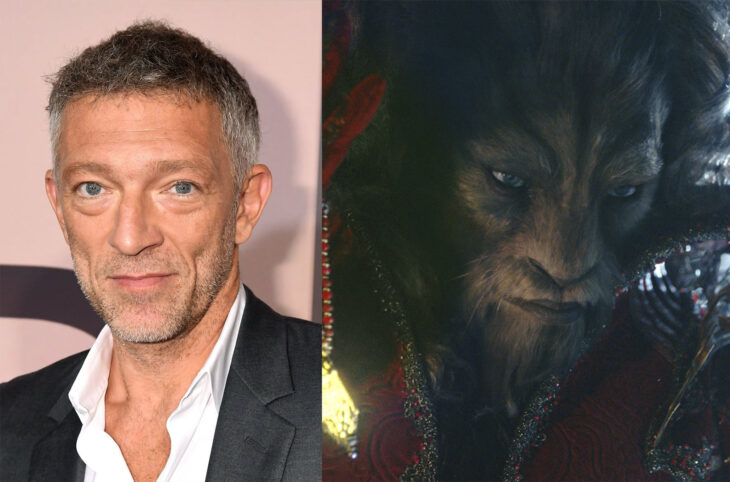 Vincent Cassel en su papel de la Bestia en la película La Bella y la Bestia vs como se ve realmente 