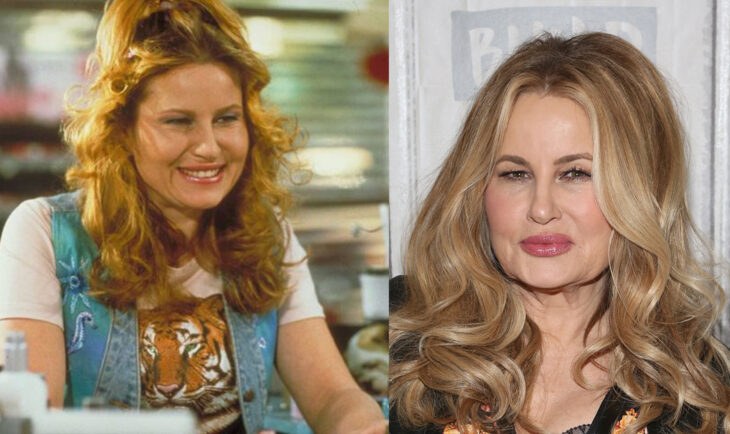 Antes y después de Jennifer Coolidg en la película Legalmente Rubia 