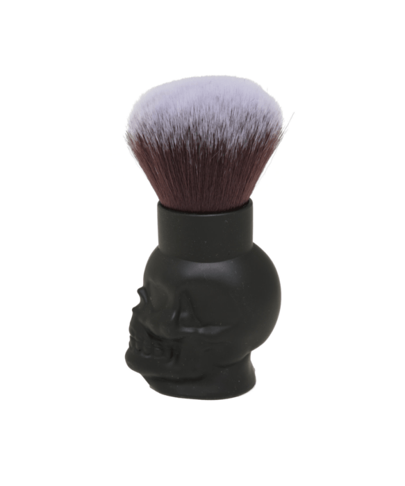 Aplicador de blush en forma de calavera