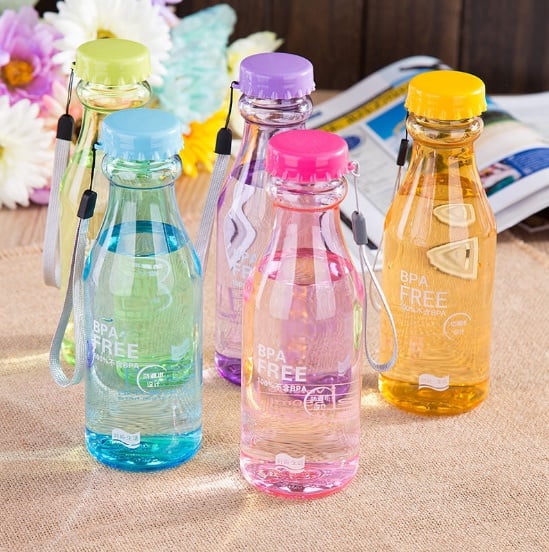 Cilindro en forma de botella de refrescro; Cilindros bonitos que te motivaran a beber agüita todo el días