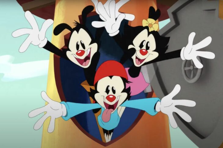 Escena de la caricatura los animaniacs 