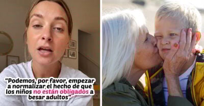 Mujer explica por qué nadie puede obligar a su hija a dar besos