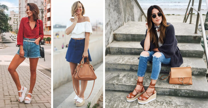 Outfits con sandalias de plataforma para dominar el verano