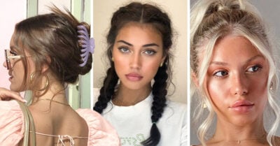 16 Peinados fáciles y bonitos para evitar el calor en primavera