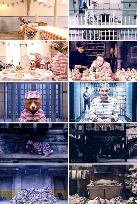 Similitud de escenas en las películas Paddington - El gran hotel Budapest; Universos paralelos en el cine