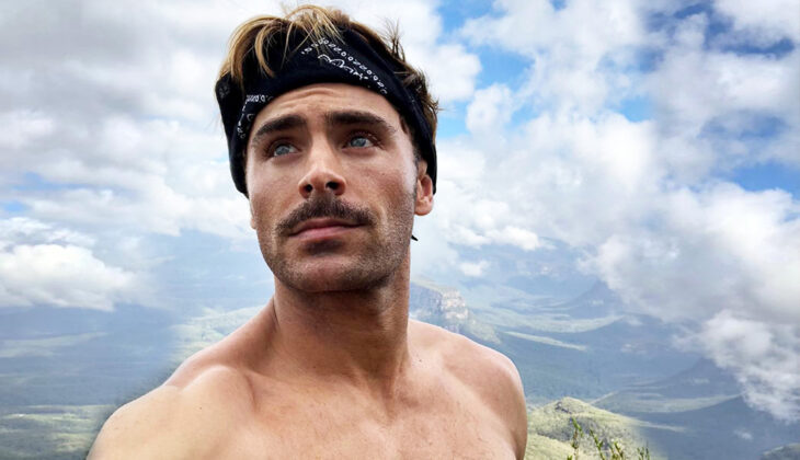 Zac Efron actuando dentro de su documental 