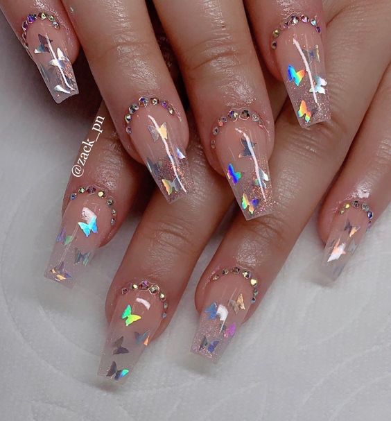 15 Uñas Efecto Cristal Que Reflejan La Perfección De Tu Alma