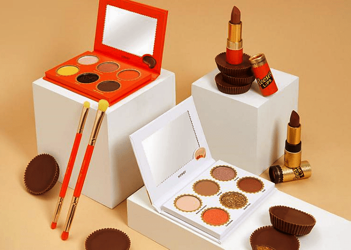 maquillaje de Reese's x HipDot