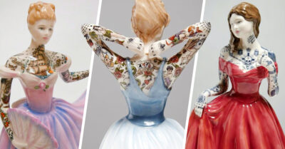 Estas muñecas de porcelana con tatuajes son tan lindas como ‘badass’