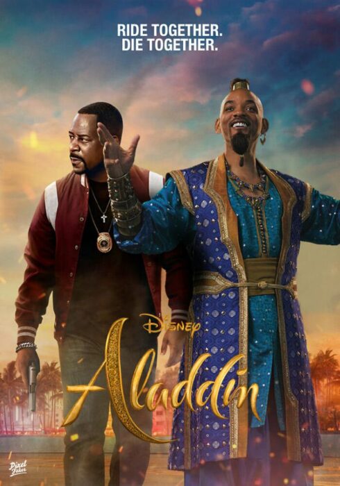 Aladin y en la portada de la película Bad Boys 