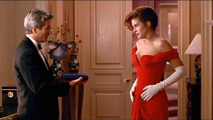 julia roberts pretty womman vestido rojo