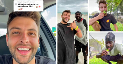 Tiktoker recauda más de 10 mil dólares para un hombre sin hogar