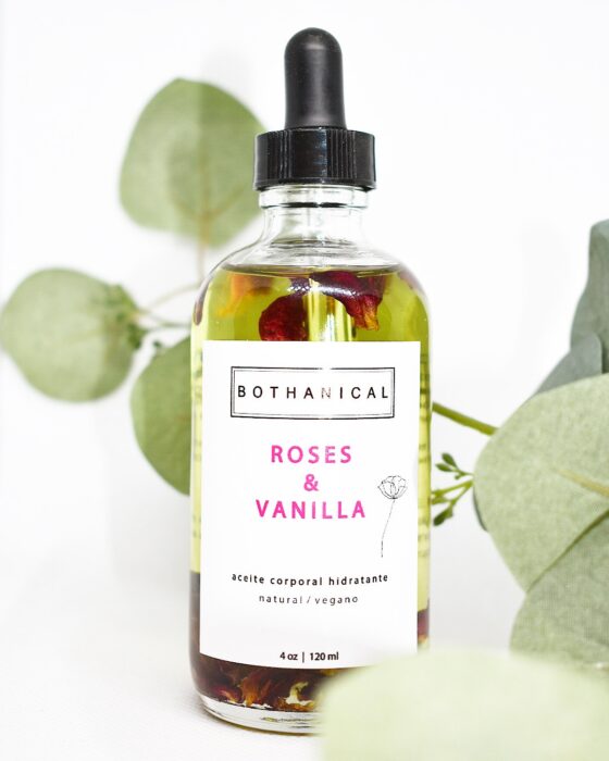 Roses & Vanilla ;10 Aceites corporales para consentir cada rincón de tu piel 