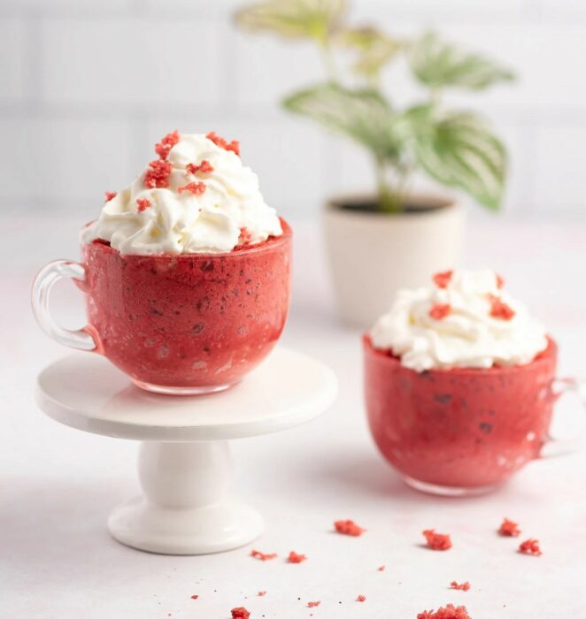 Pastelillo red velvet ;13 Sencillas rectas para hacer 'mug cakes' en microondas