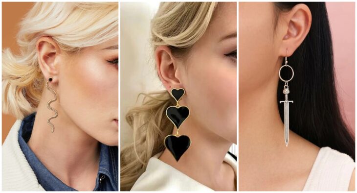 chicas usando pendientes largos; 7 Tipos de aretes que toda chica debería tener en su alhajero