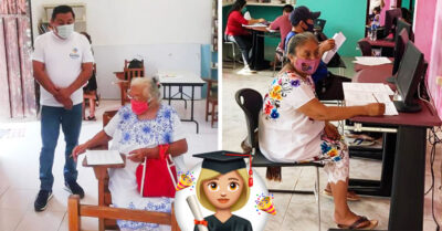¡Nada es imposible! Abuelita de 71 años concluye sus estudios básicos