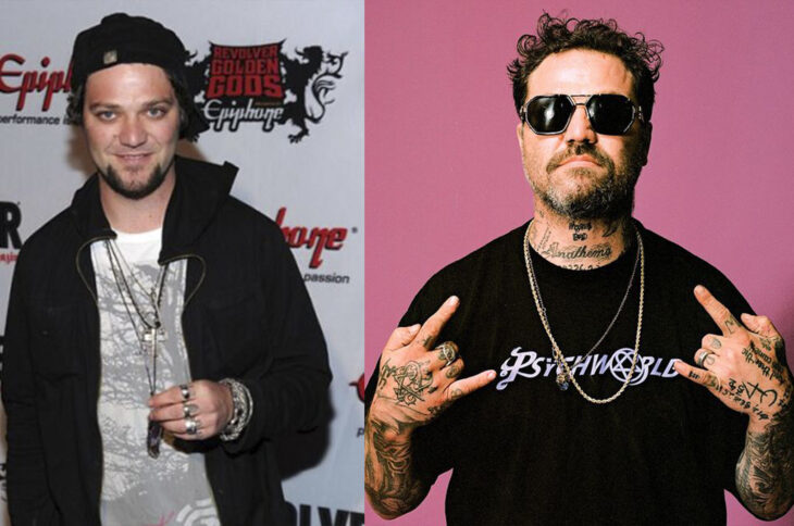 Antes y después del actor de Jackass Bam Margera