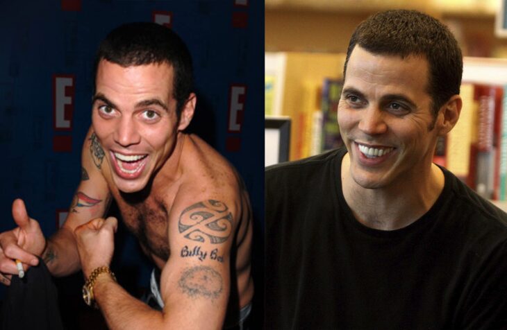 Antes y después del actor de Jackass Steve-O