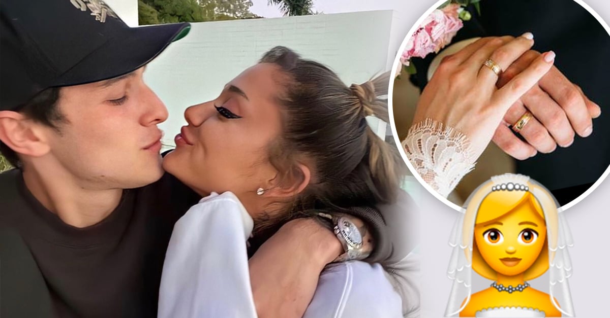 Alargar maorí halcón Ariana Grande se casa con Dalton Gomez en una boda íntima