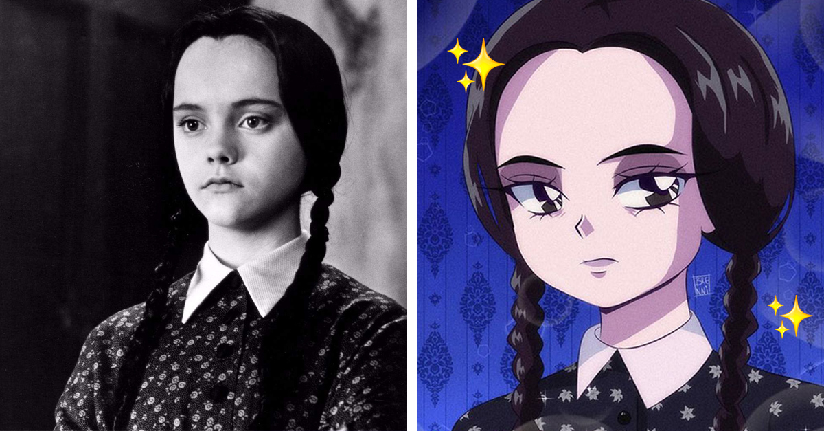 Artista recrea personajes populares muy al estilo de anime Artista recrea personajes populares muy al estilo de anime