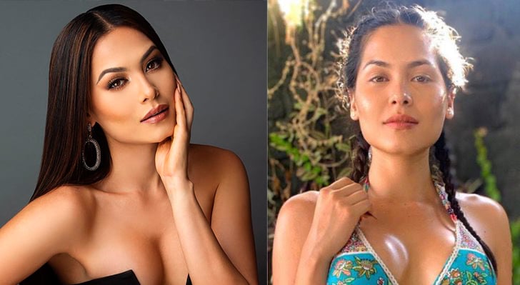 Latinas de miss universo maquilladas en comparación sin una gota de maquillaje 