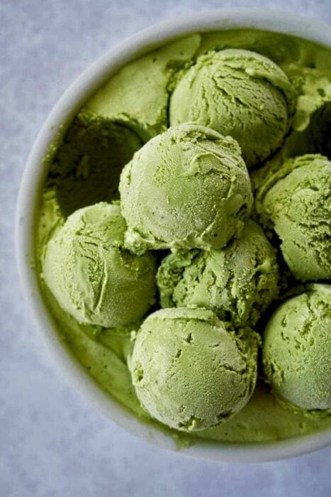 helado de té verde ;Deliciosas recetas de postres con té matcha