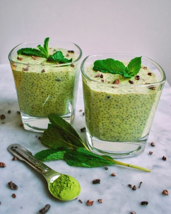 Budín con chía y matcha ;Deliciosas recetas de postres con té matcha