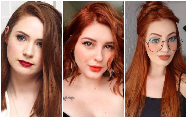 Chicas de pieles blancas con tintes rojos; Elige el tinte perfecto para tu cabello según tu color de piel