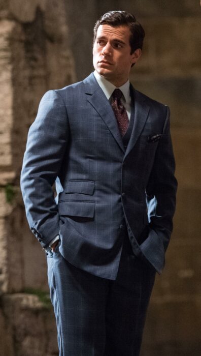 Henry Cavill protagonizando la película The Man from U.N.C.L.E de 2015