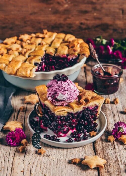 Tarta horneada de moras ;18 Hermosos pasteles de moras que querrás presumir en Instagram