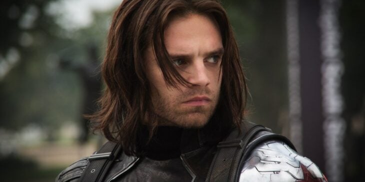 Bucky Barnes, el soldado del invierno en una escena de las películas de Marvel 