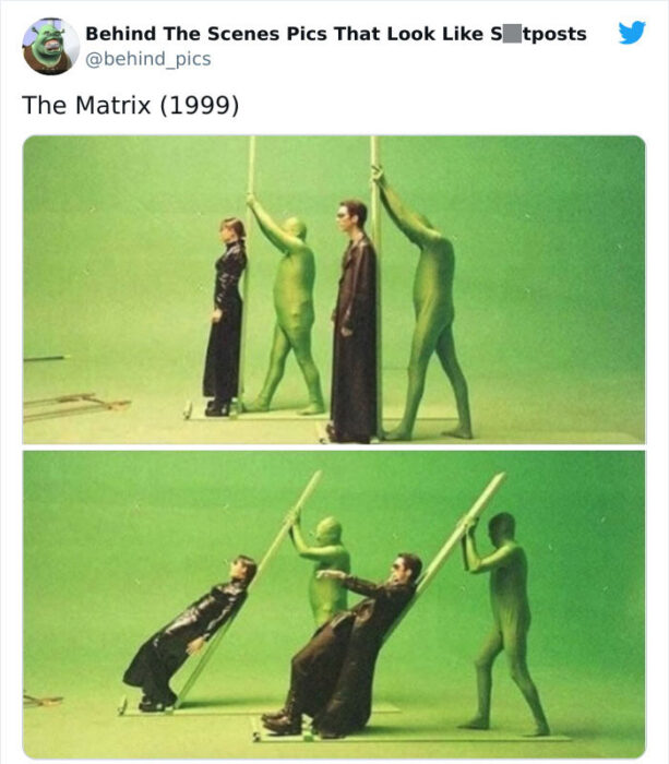 Detrás de escena de la película Matrix