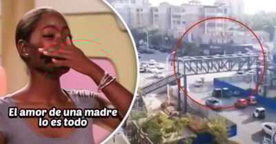 Mamá gasta sus ahorros en construir un puente para que sus hijos lleguen seguros a la escuela