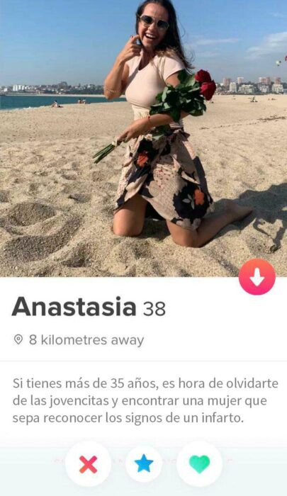 Descripción de un perfil de tinder gracioso y honesto