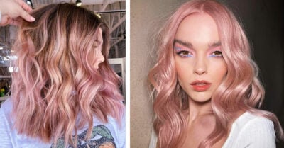 14 Pruebas de que el tono rose blonde es la nueva tendencia en tintes
