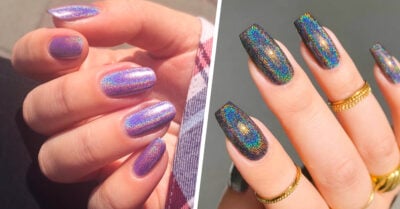 15 Manicuras de efecto holográfico que harán brillar tus uñitas