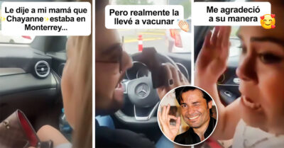 Engañó a su mamá para llevarla a vacunar; le dijo que iban a un concierto de Chayanne