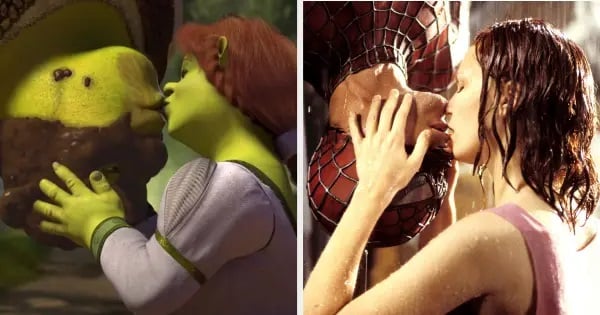 Shrek y Fiona besándose ;13 Momentos que fueron magia pura en 'Shrek' y no lo notaste 