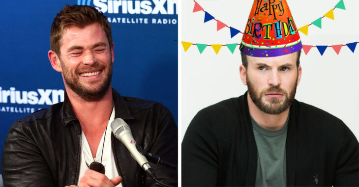  Chris Evans cumplió   años y Chris Hemsworth lo felicita